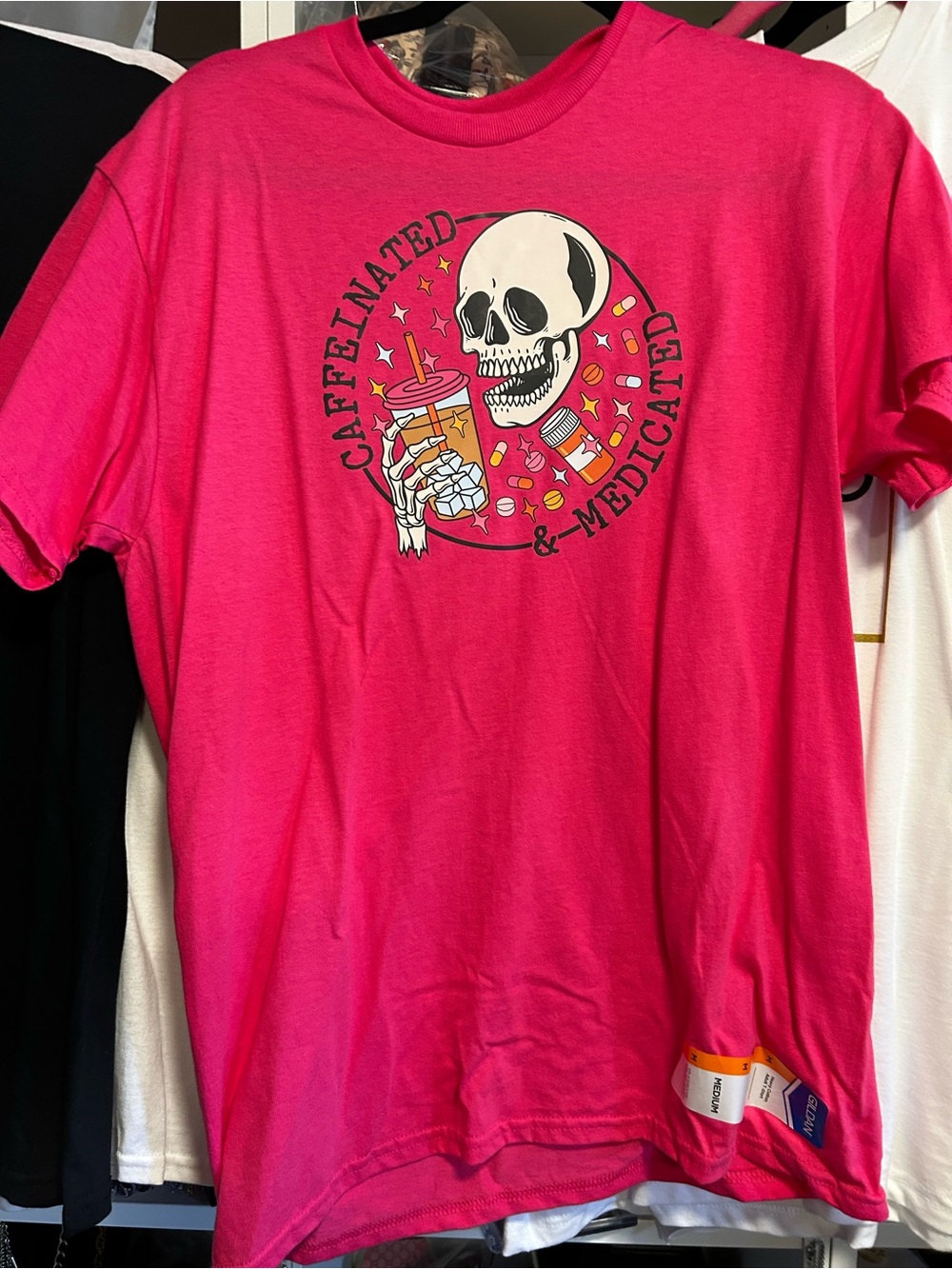 Gildan Hot Pink Cotton Tee